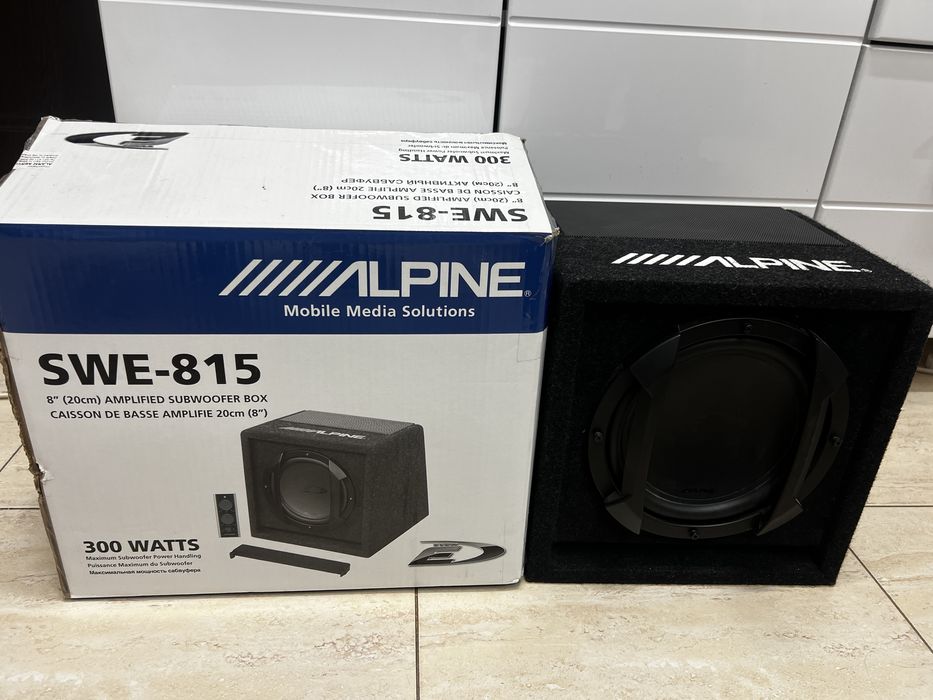 Vand bass auto Alpine