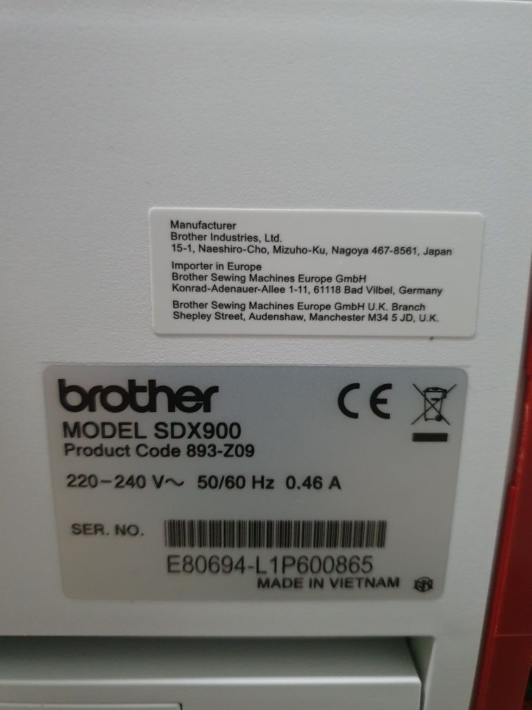 Imprimanta Brother Scan N Cut SDX 900