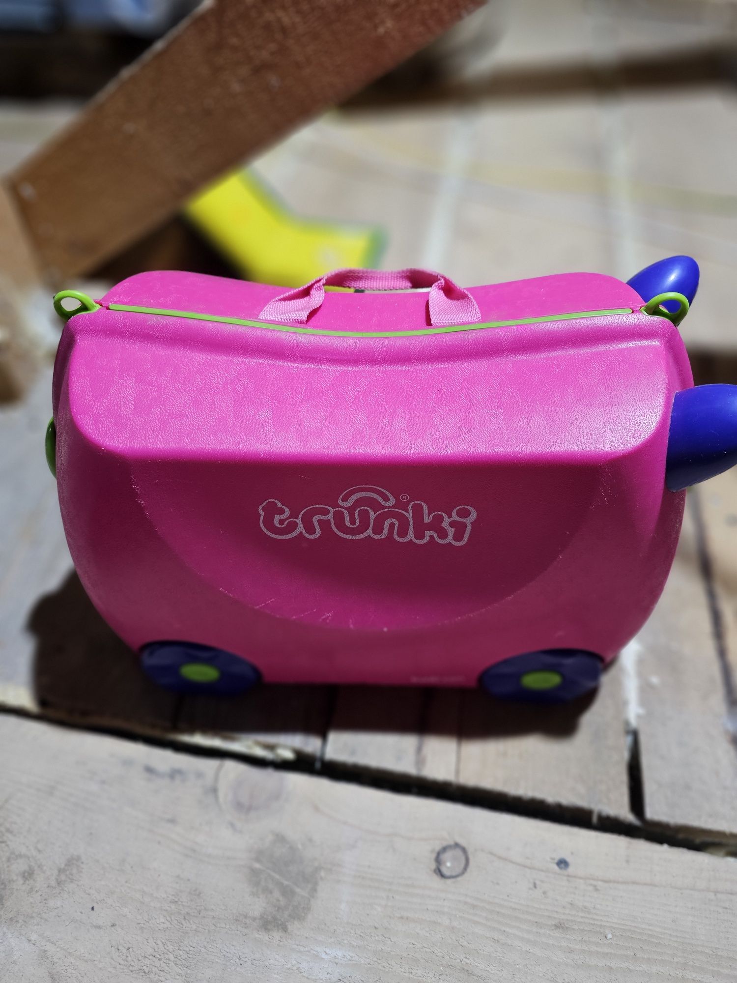 Valiza copii trunki roz