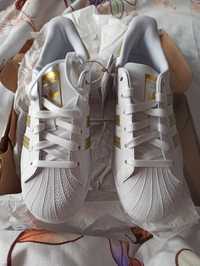 Adidas Superstar W Originals. FX 7483 .Culoare alb si auriu. Marime 37