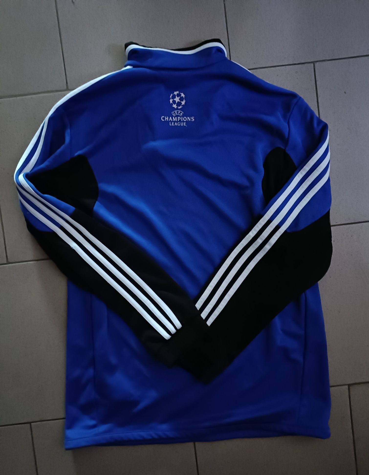 Bluza mânecă lungă fotbal Adidas