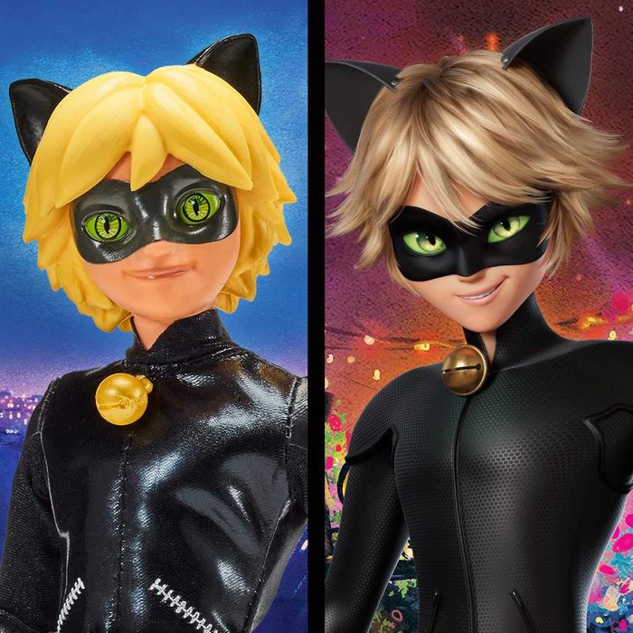 Эксклюзивная Кукла Miraculous Супер Кот Нуар Адриан Агрест Ladybug