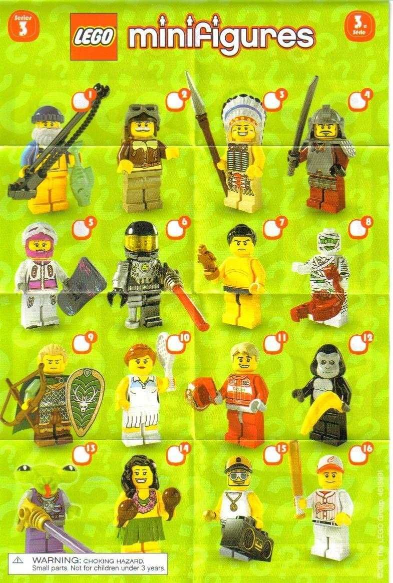 Лего минифигурки серия 1-11 Lego minifigures series