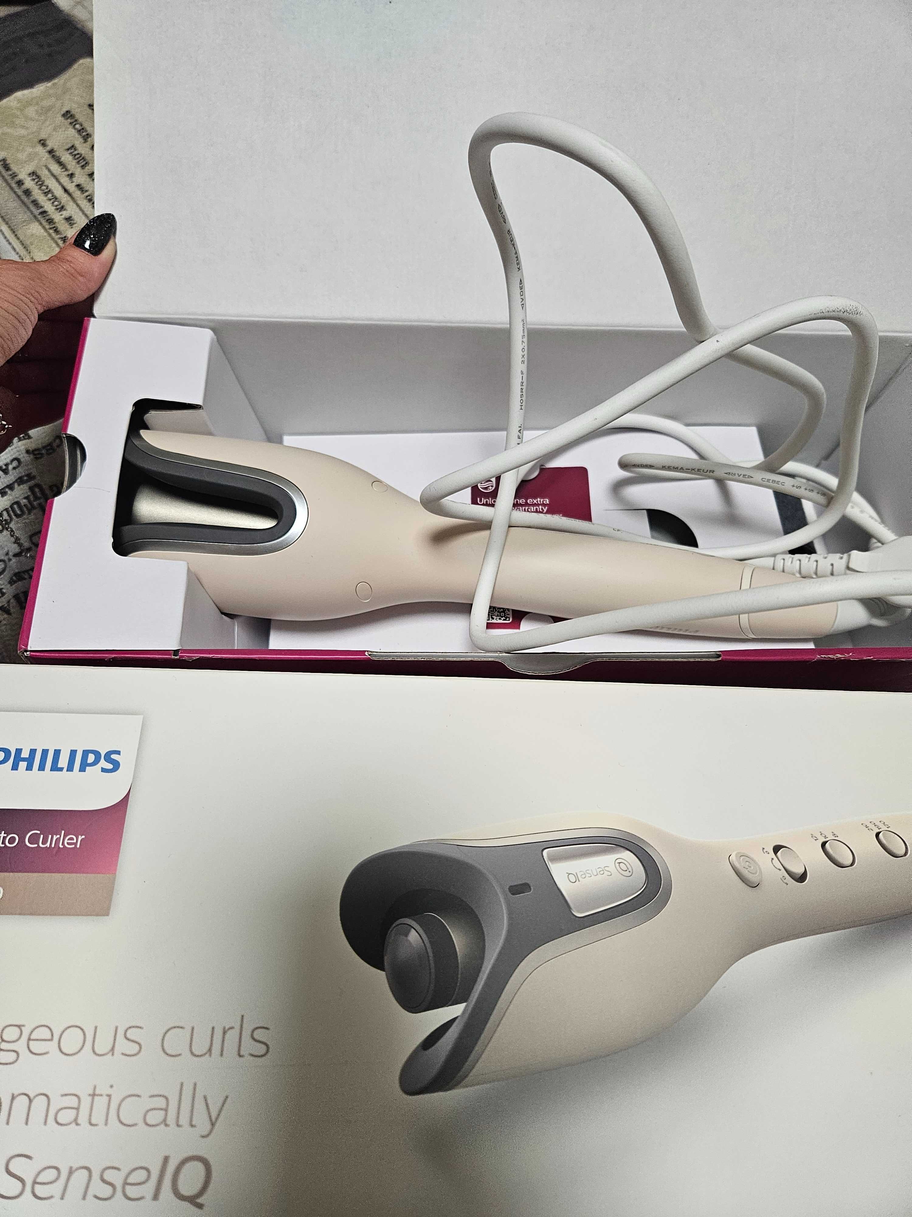 Автоматична маша за къдрене със SenseIQ Philips 8000 *лале
