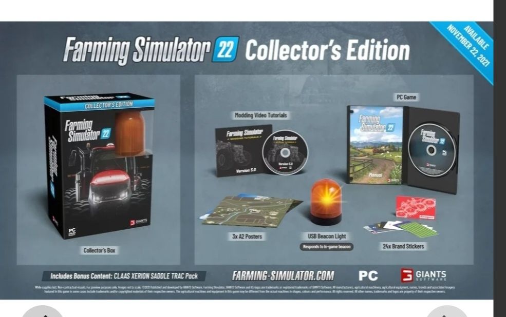 Pachet cd farming simulator 22 edition