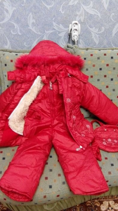 Комбинезон-трансформер зимний для девочек