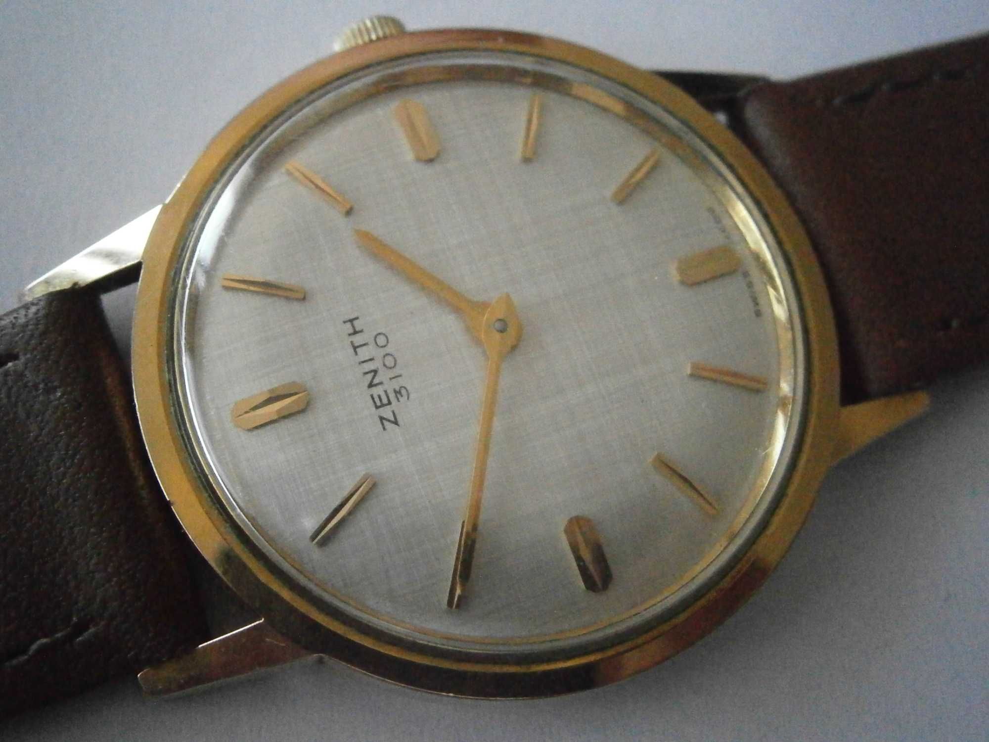 ZENITH 3100, cal. 2310, 34 mm, Au 20, TOP Dress timepiece!