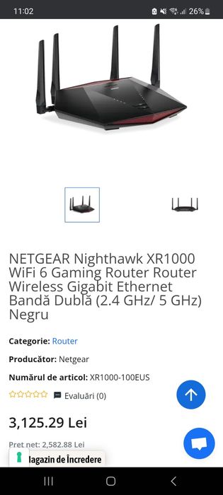 Vand Netgear Nighthawk XR1000 WiFi6