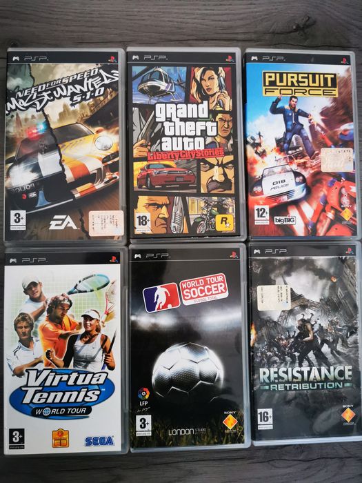 6 Jocuri PlayStation Portabil