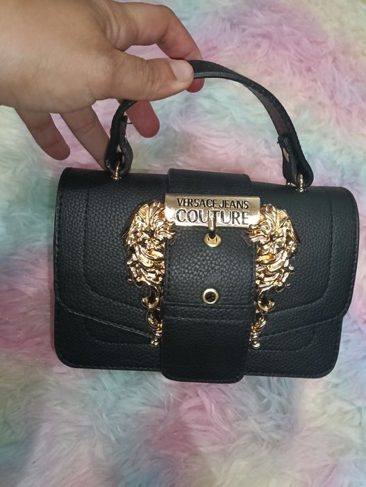 Genti dama Versace neagra noua