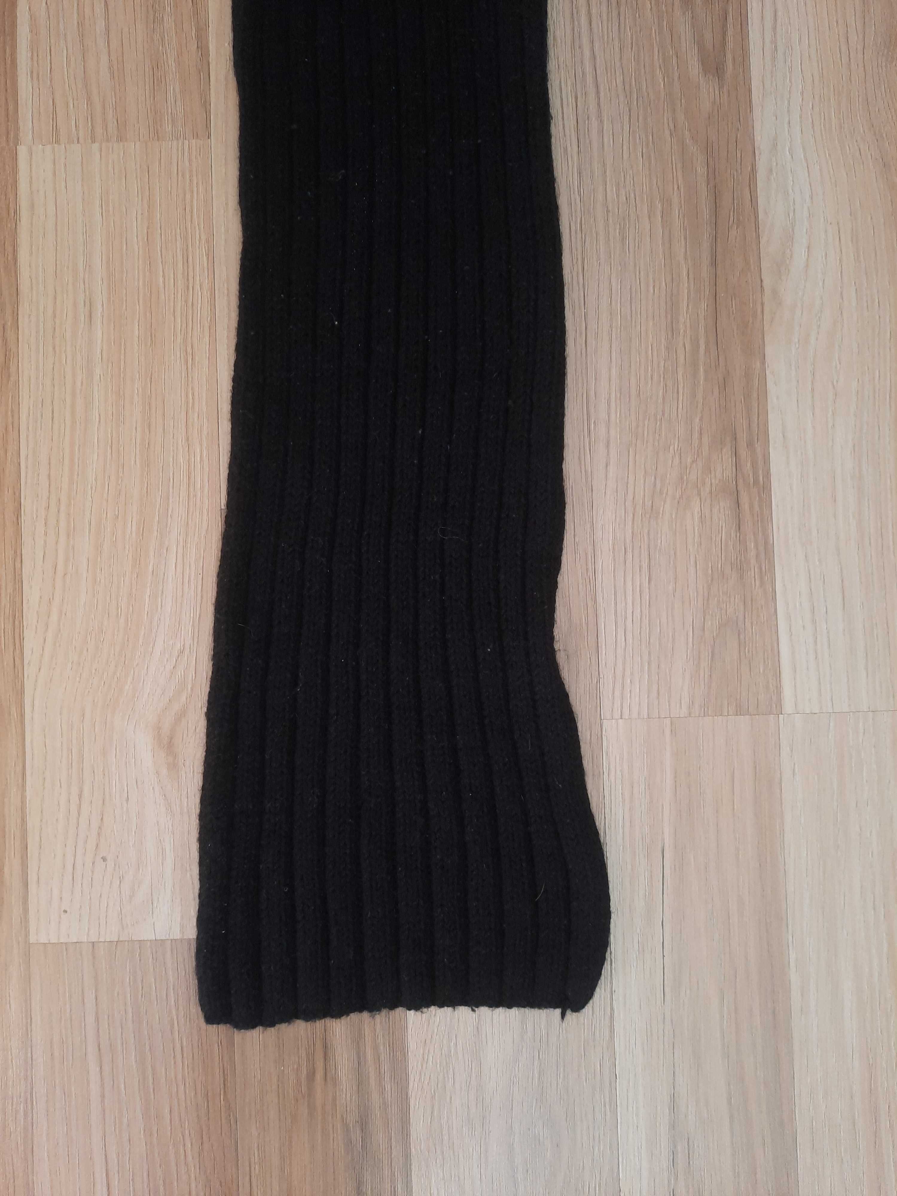 Fular negru unisex H&M 170 cm