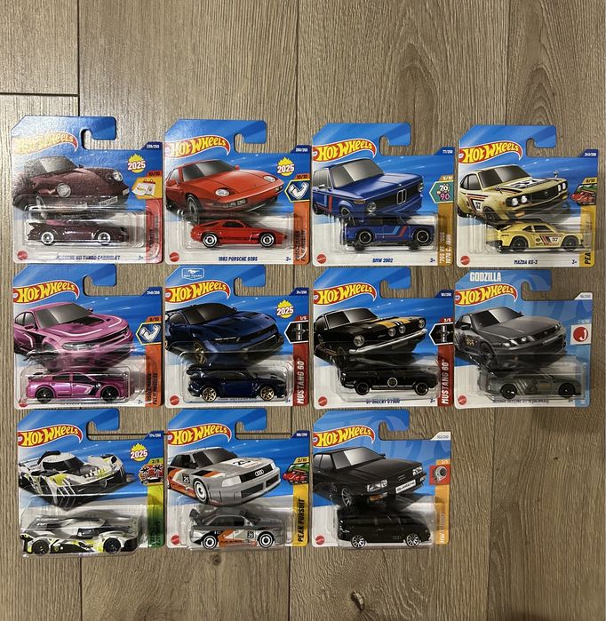 Hot wheels колички porsche bmw mazda dodge ford nissan peugeot audi