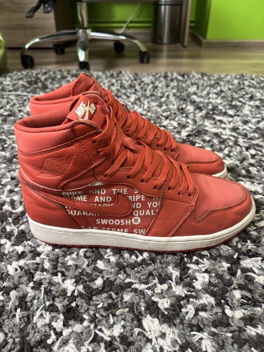 Jordan 1 orange (46) 100% original