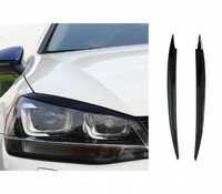 Set Pleoape Faruri Far VW Volkswagen Golf 7 VII 2013-2017 Negru Lucios