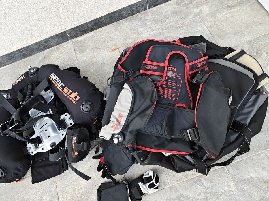 Vesta scufundări scafandru Seac Icaro Tech+pro sub dcv xtra,labe etc