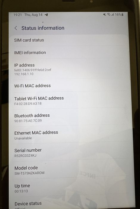 Tableta Samsung Active 3 64GB 4GB RAM 4G+WiFi