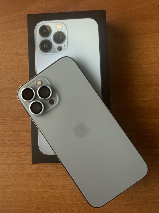 Като нов, Iphone 13 Pro Max, 256GB, Sierra Blue/Айфон 13 Про Макс