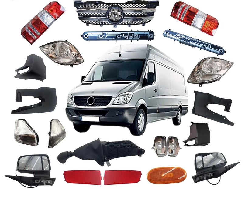 Автозапчасти кузов ходовка радиаторы Mercedes Sprinter