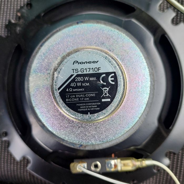 Mp3 original Citroen 4X45W / RT3 Citroen boxe Pioneer TS-G1710F 165mm