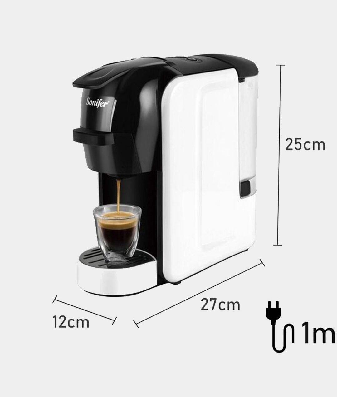 Кофемашина 3в1 Sonifer SF-3539 Cappuccino Dolge Gusto Nespresso Coffee