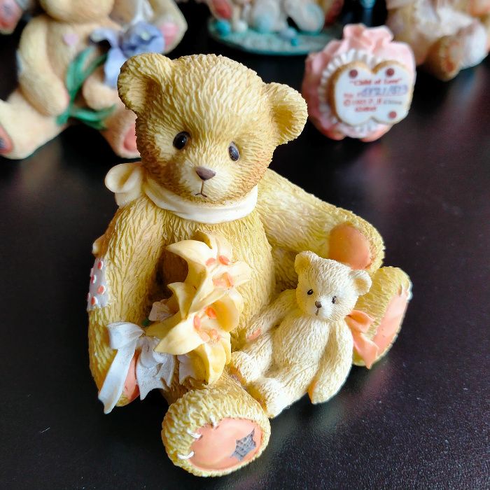 колекция от мечки Cherished Teddies Priscilla Hillman 1991 9 бр