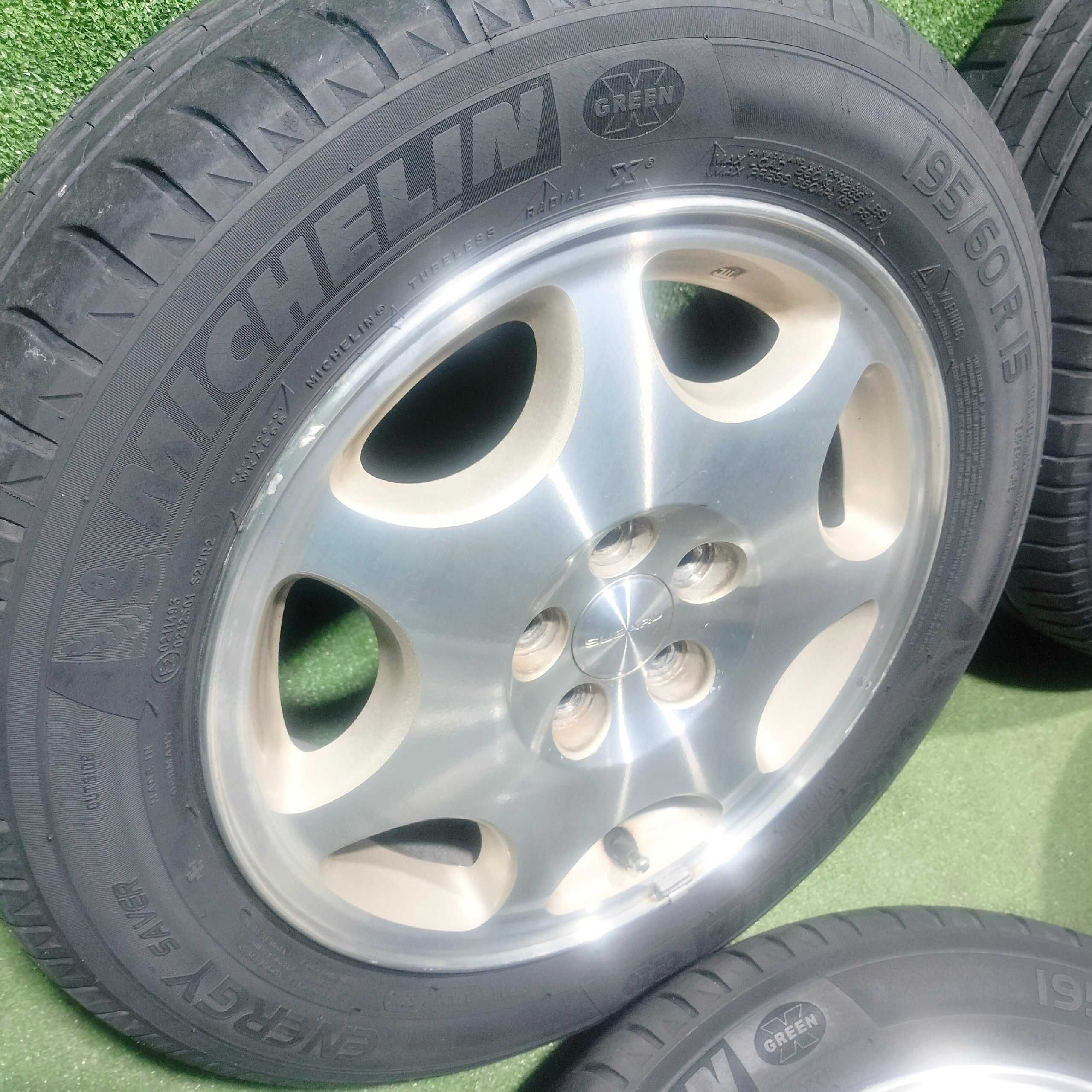 Продам Диск оригинал Subaru с шинами Michelin 195/60 R15 летний