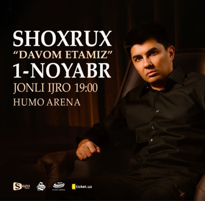Shoxrux rep bilet (HUMO ARENA) 2025