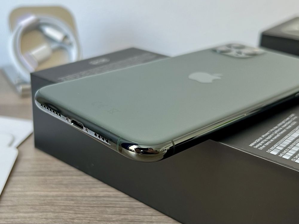 iPhone 11 PRO MAX, 64GB, Green, КАТО НОВ, 100% батерия, ГАРАНЦИЯ!