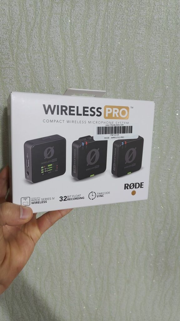 RODE Wireless PRO 2-Person Int rode interview go