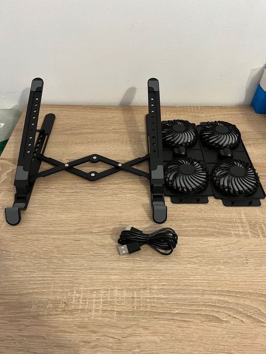 Stand Laptop + Cooler 4 radiatoare - RGB