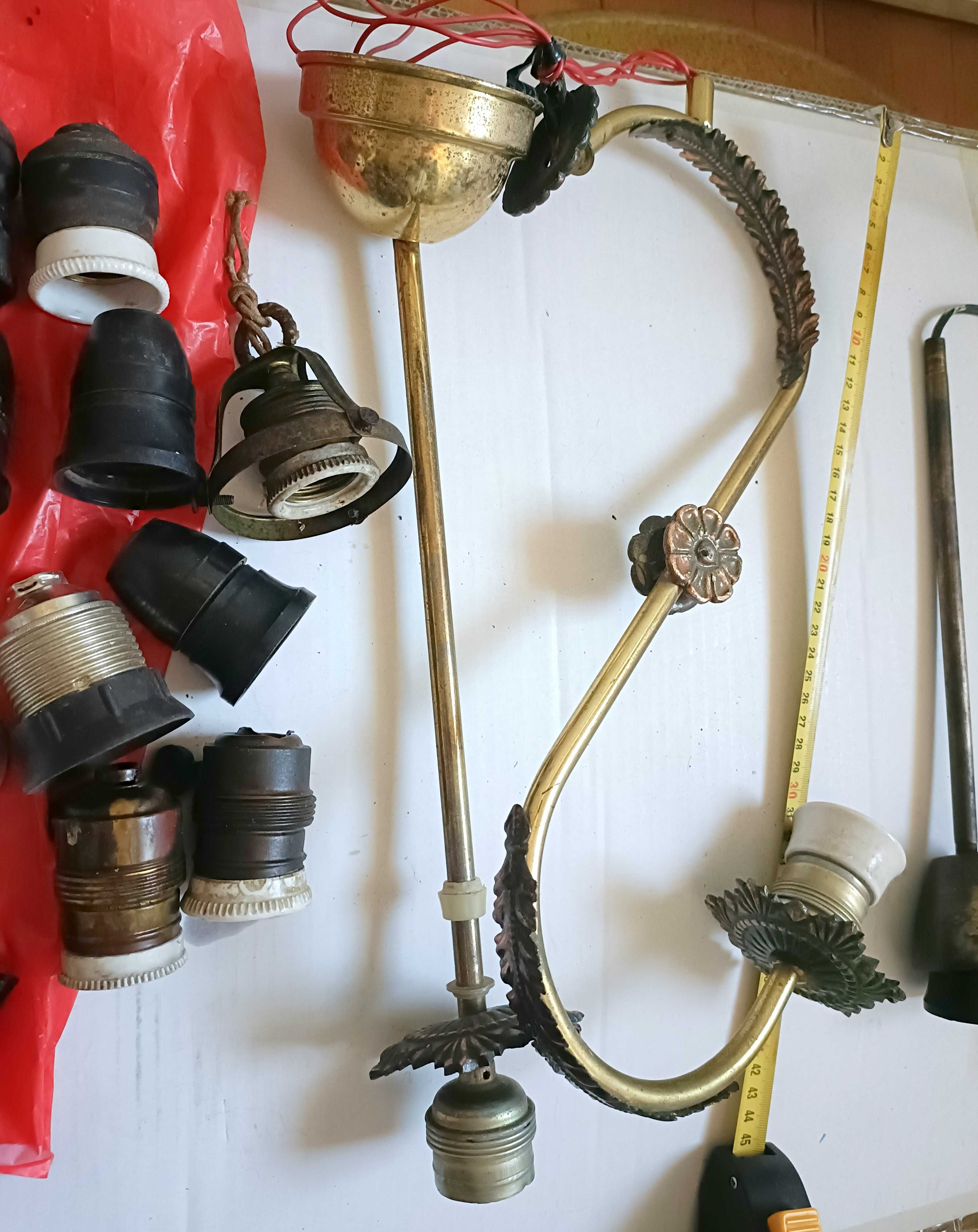 Candelabre vechi bronz si subansamble