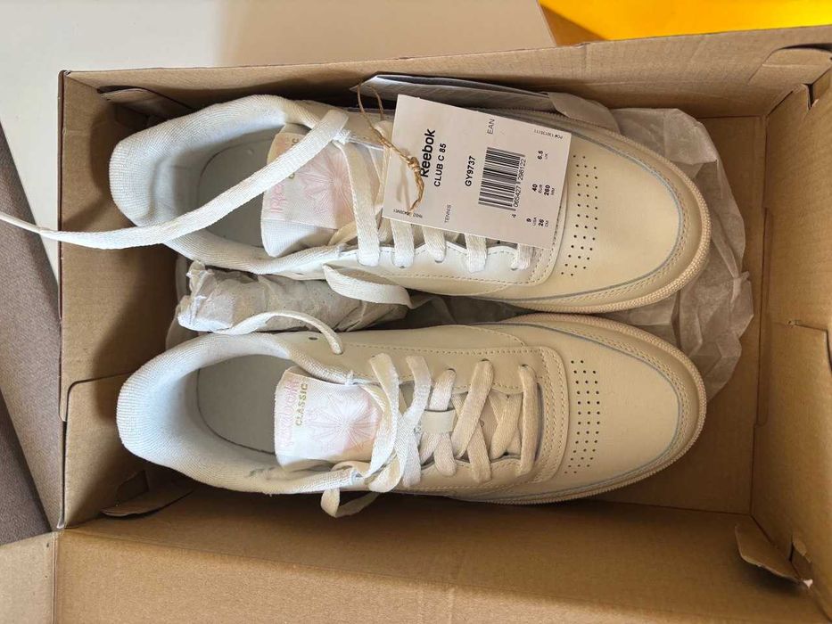 Reebok Club C 85 Women – нови дамски кожени маратонки, размер 40