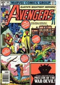 The Avengers #197 Ant-Man Yellowjacket Vision Wasp Marvel benzi desena