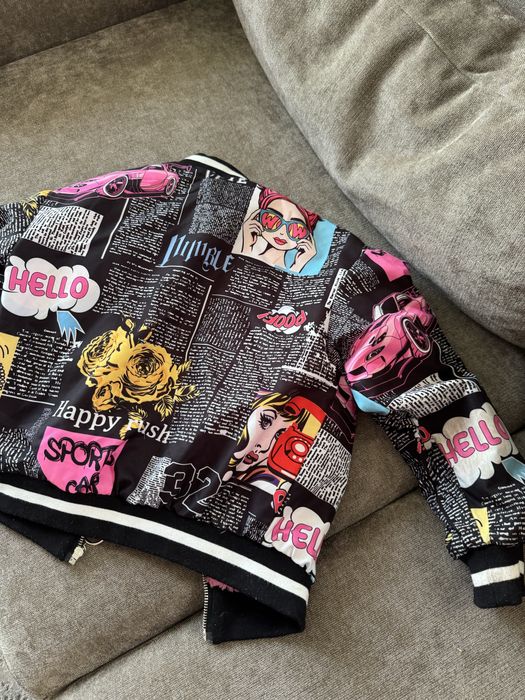 Куртка и бомбер для девочки рост 138