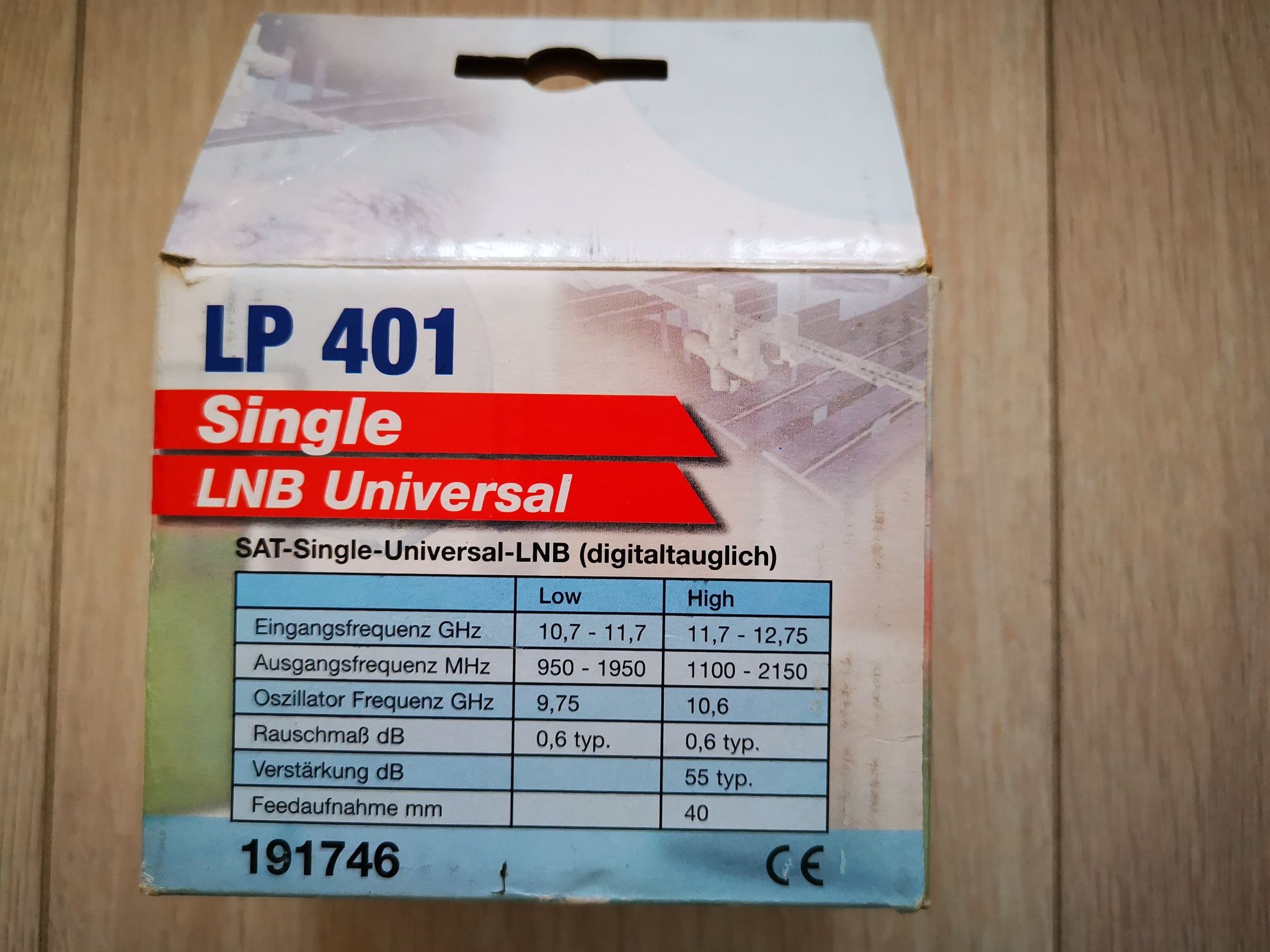 Комплект дигитален сателитен приемним + единичен LNB конвертор
