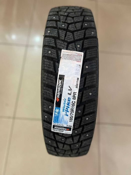 185/75 R16C Hankook Made In Korea на Газель усиленные шипованные