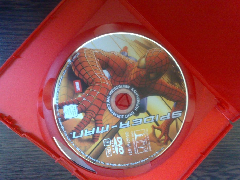 film colectie Spider-man ( cutia are 2 discuri )