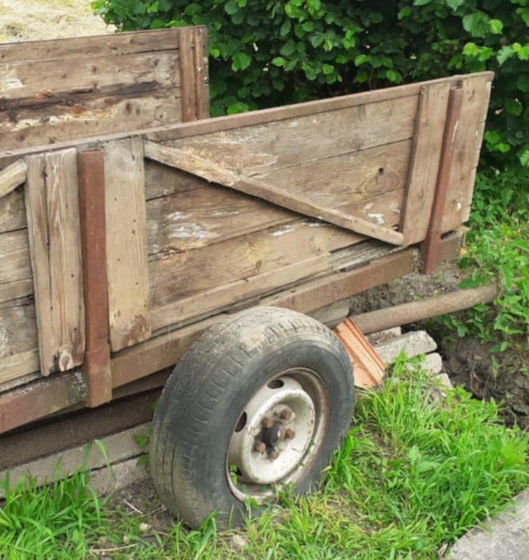 Remorcă tractor / pas / cărucior lemne