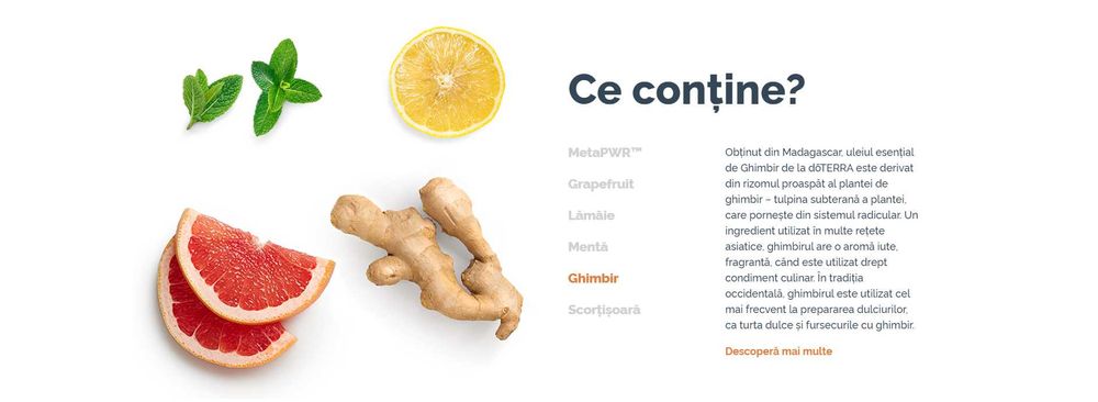 Biluțe MetaPWR™ Supliment alimentar cu uleiuri esențiale și îndulcitor