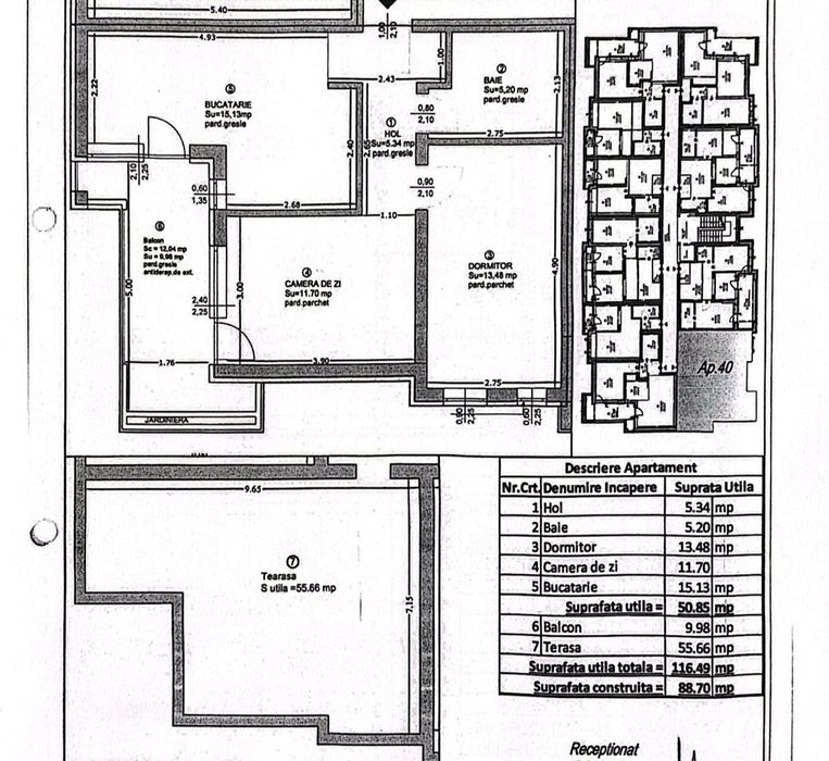 Apartament de vânzare cu 2 camere - complex West Residence