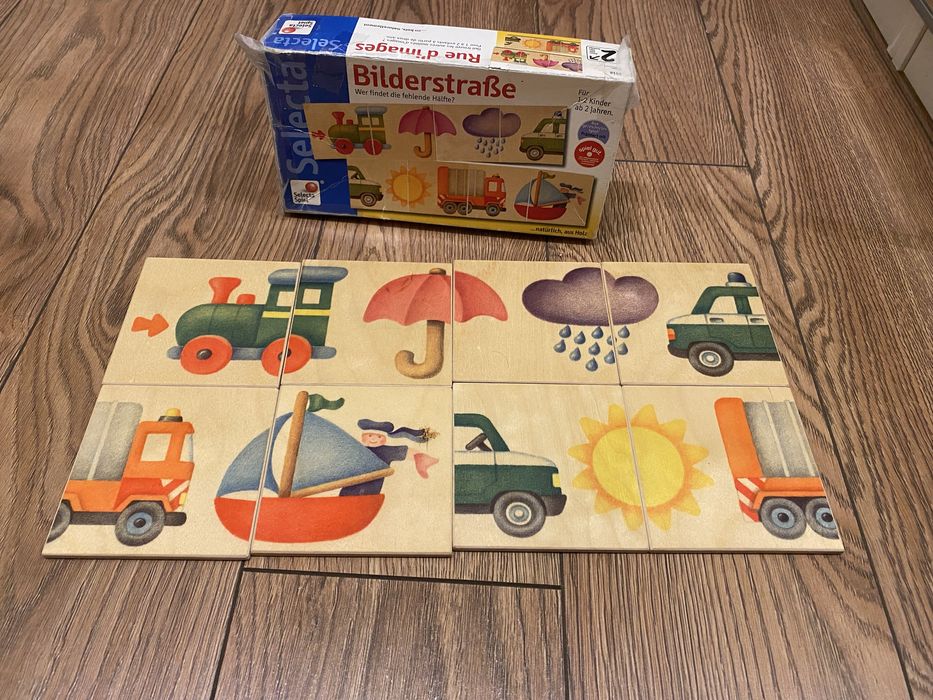 Puzzle din lemn pentru copii de la brandul german Selecta