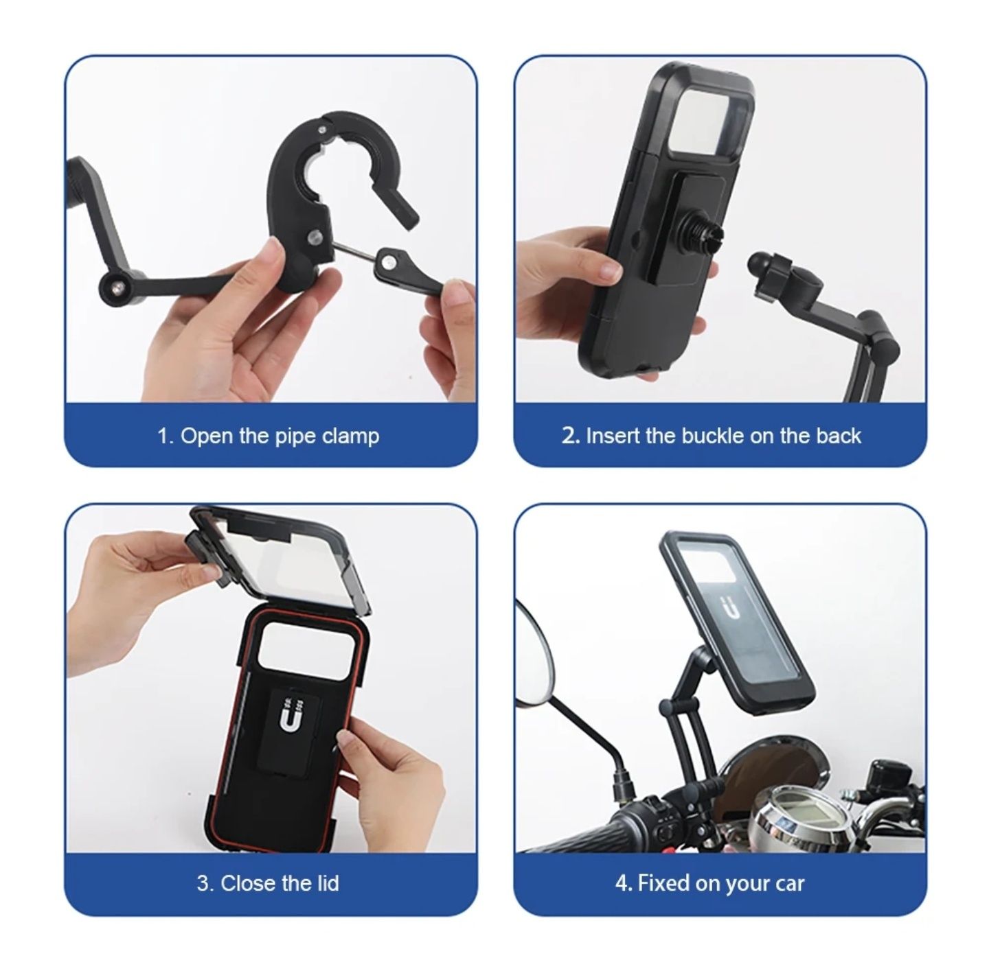 Suport telefon moto scuter bicicleta trotineta universal