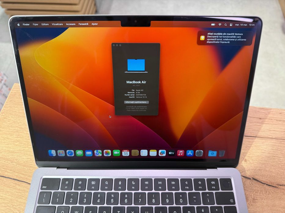MacBook Air 2022 13" M2 256Gb, SSD 8Gb Ram | Buy-Back |