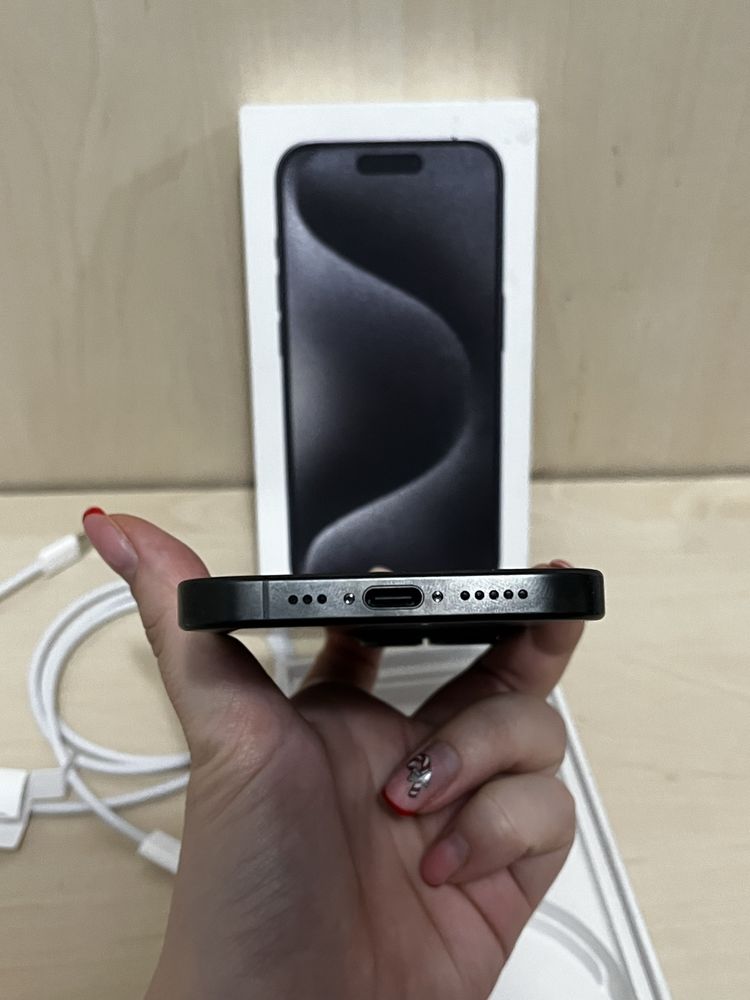 Iphone 15 Pro, 128 GB, Black Titanium