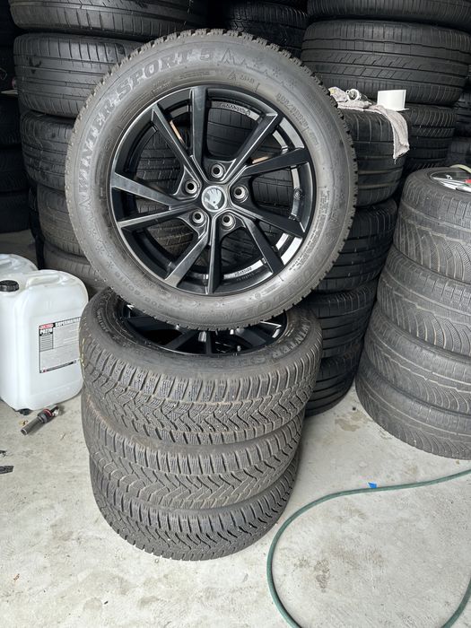 jante skoda vw seat audi 5x112 anvelope 205 60 16