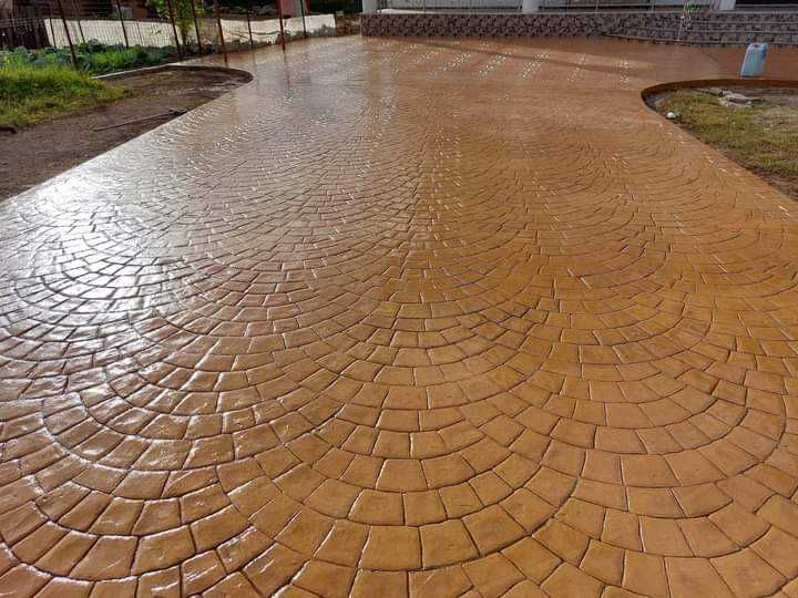 #beton amprentat#pavaj din beton ampentat