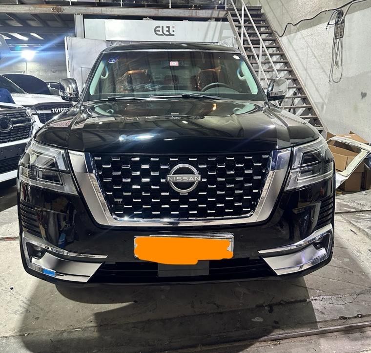 Nissan Patrol передний бампер platinium