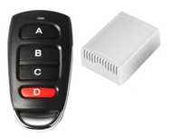 Releu telecomanda + receptor 4 canale usi porti lift auto 6 - 12 - 24V