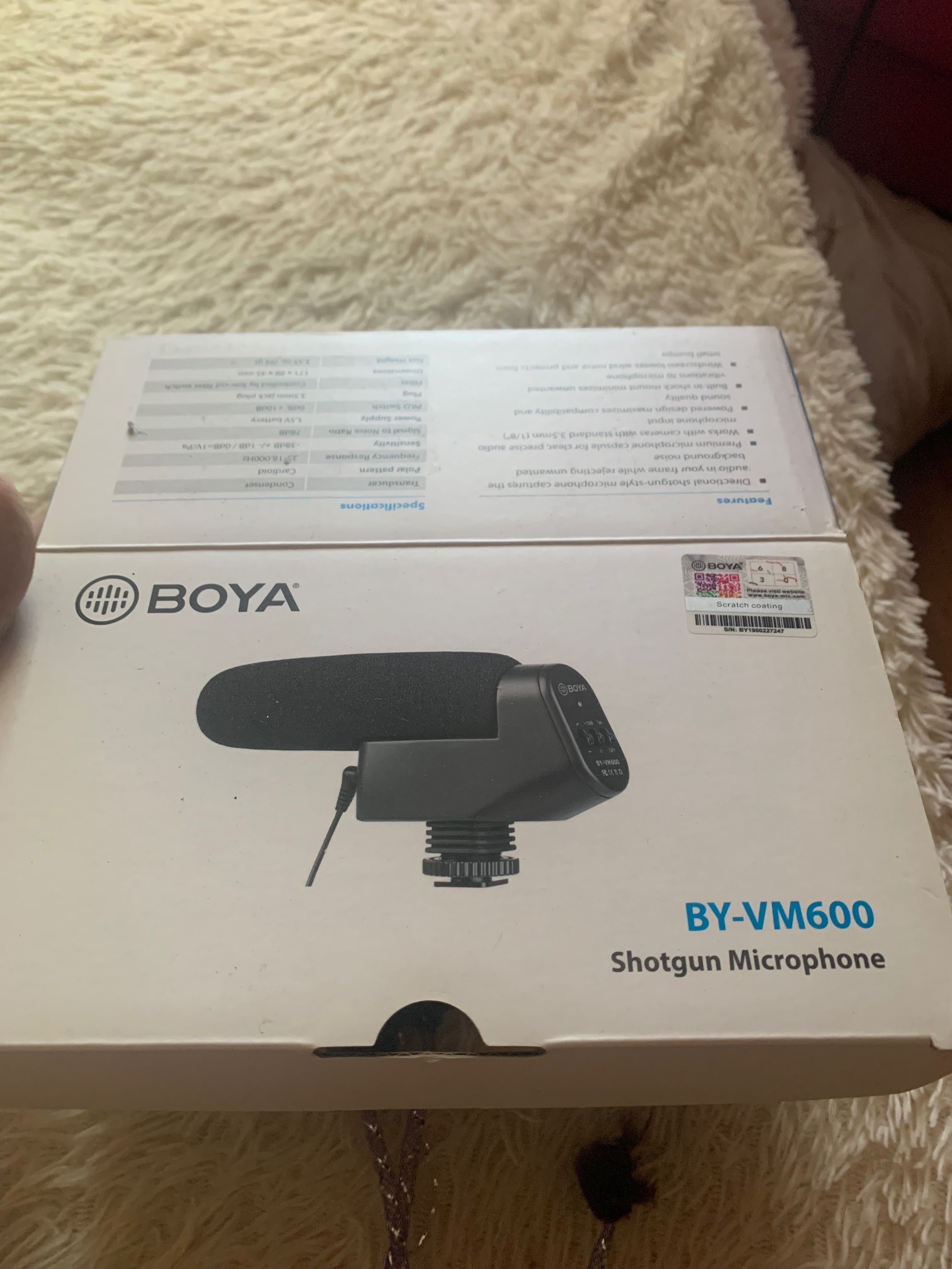 Микрофон накамерный boya-vm600