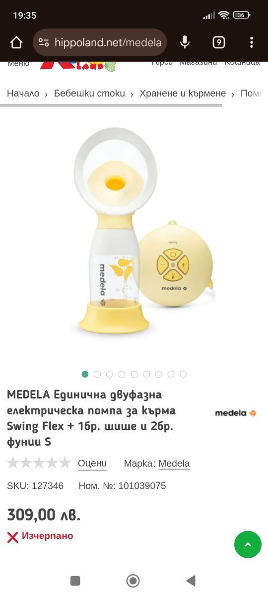 Електрическа помпа за кърма